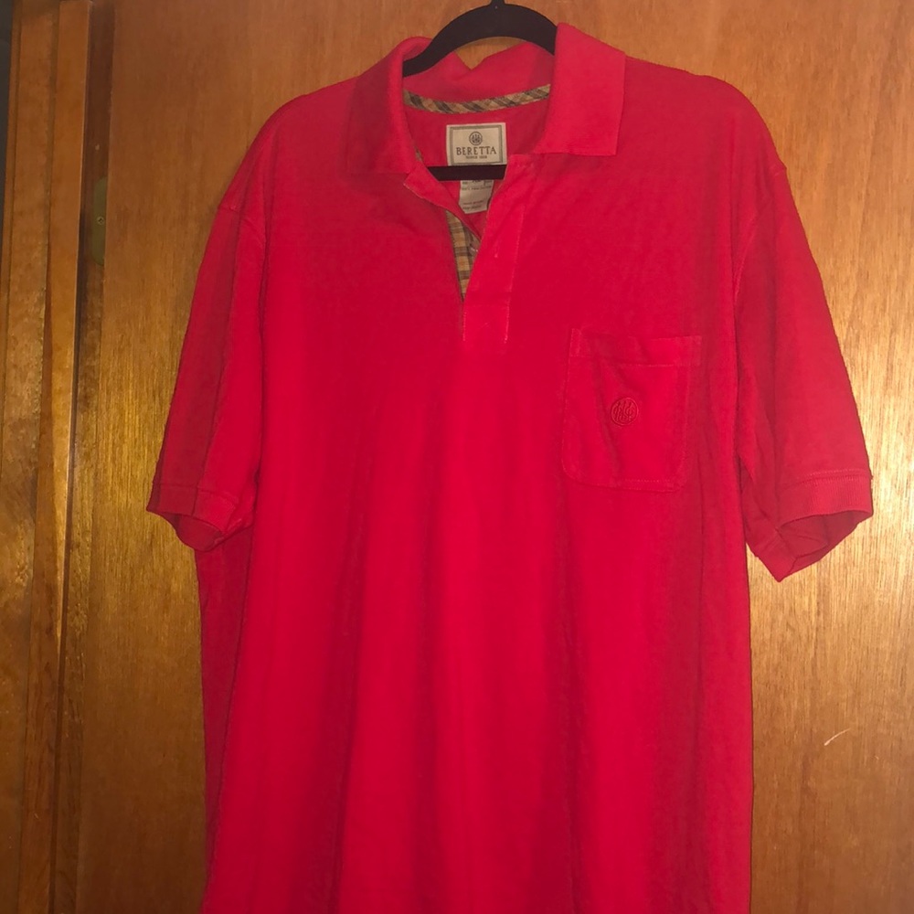 Red Polo shirt XL